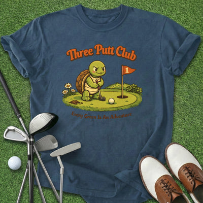 Three Putt Club T-Shirt Gift For Golfer
