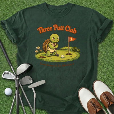 Three Putt Club T-Shirt Gift For Golfer