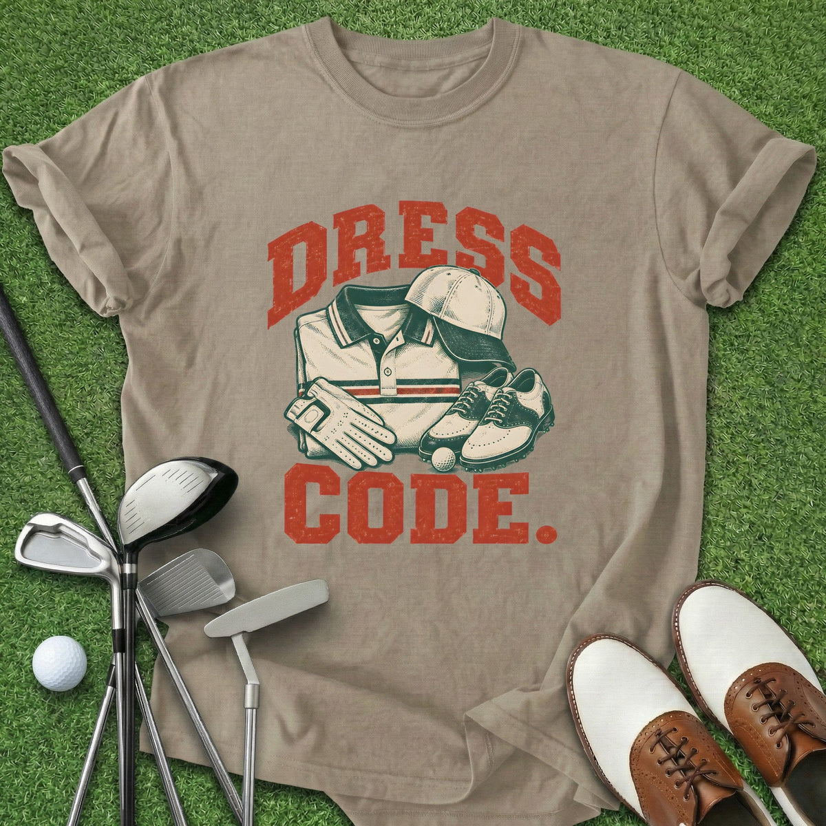Dress Code T-Shirt Gift For Golfer