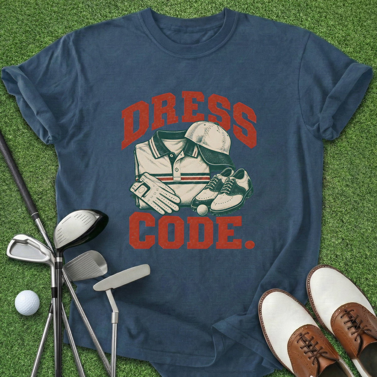 Dress Code T-Shirt Gift For Golfer