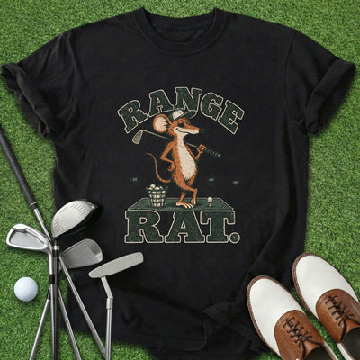 Range Rat T-Shirt Gift For Golfer