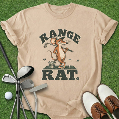 Range Rat T-Shirt Gift For Golfer