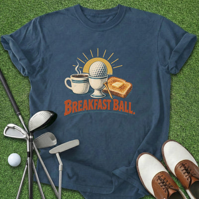 Breakfast Ball T-Shirt Gift For Golfer