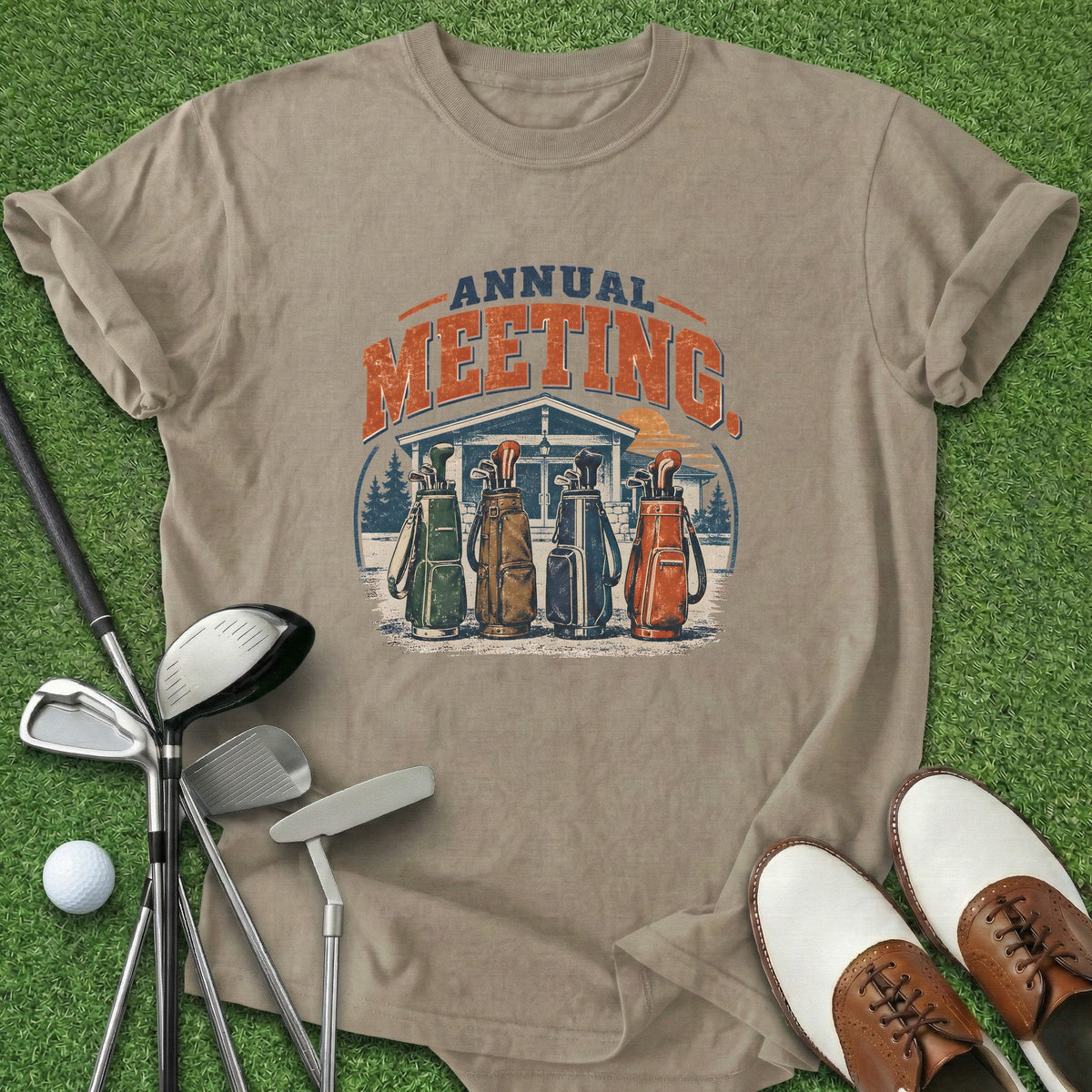 Annual Meeting T-Shirt Gift For Golfer