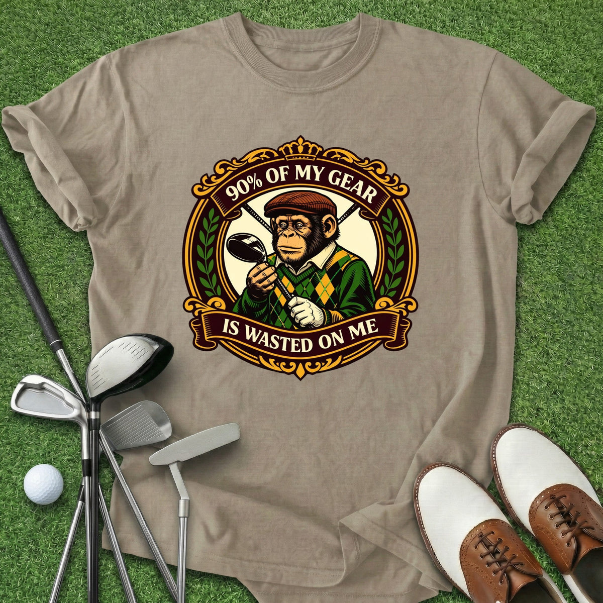 Wasted On Me T-Shirt Gift For Golfer