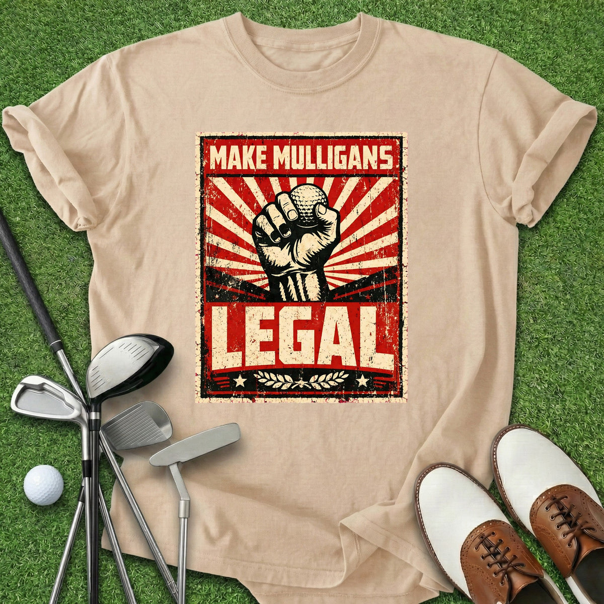 Make Mulligans Legal T-Shirt Gift For Golfer