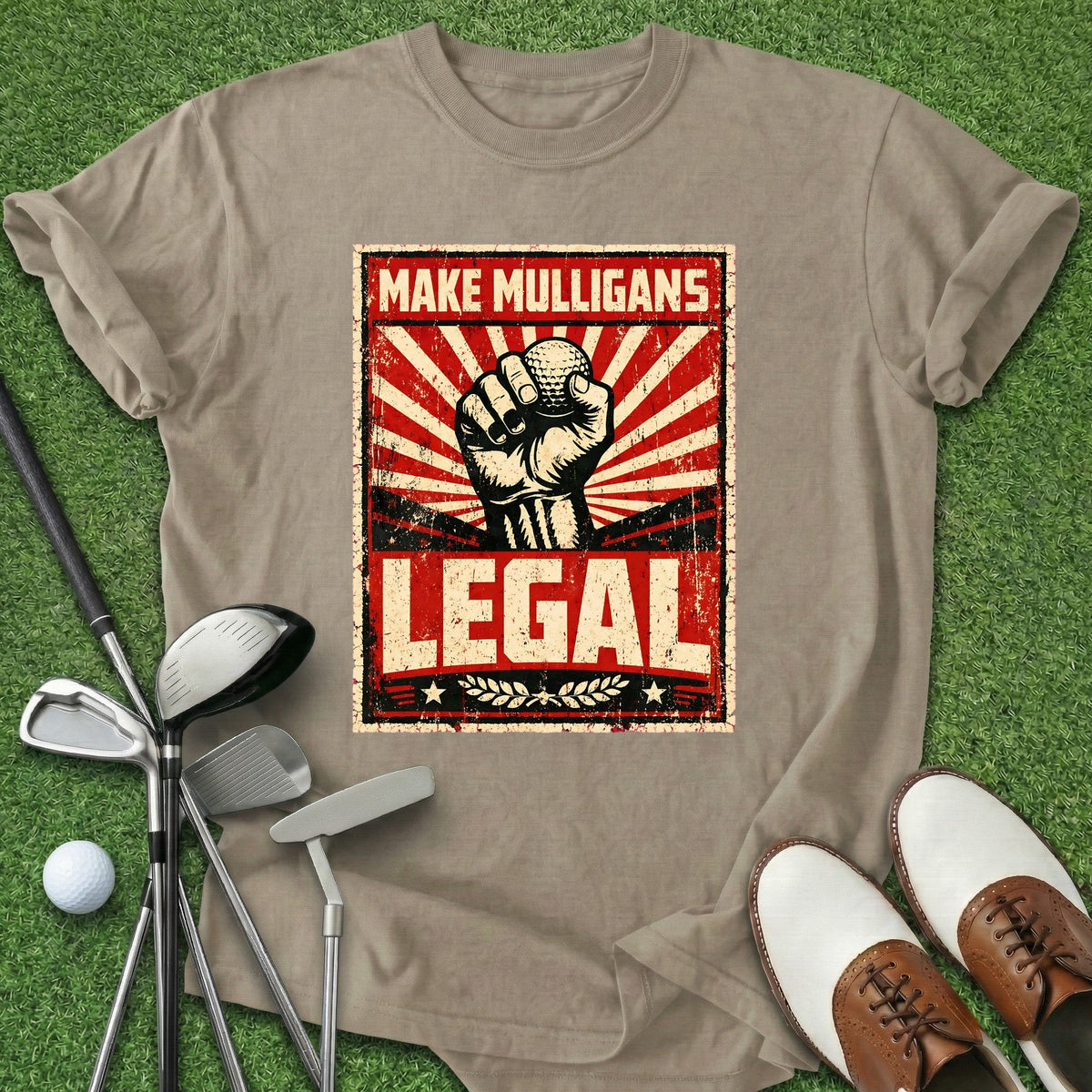 Make Mulligans Legal T-Shirt Gift For Golfer