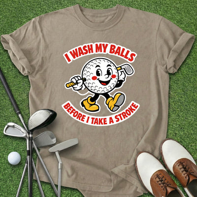 Wash My Balls T-Shirt Gift For Golfer