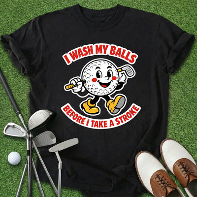 Wash My Balls T-Shirt Gift For Golfer