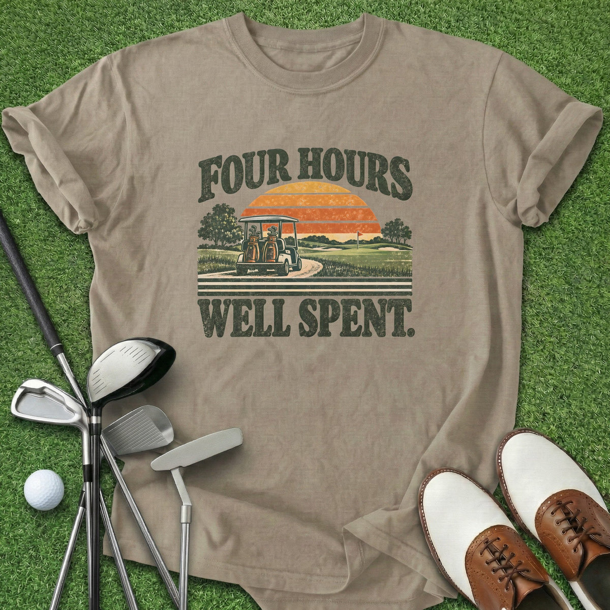 Well Spent T-Shirt Gift For Golfer