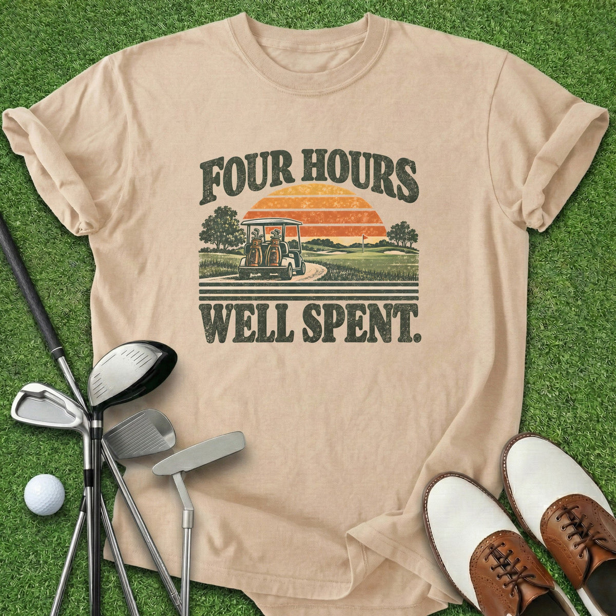 Well Spent T-Shirt Gift For Golfer