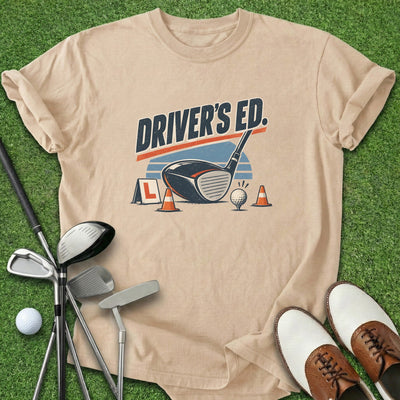 Driver's Ed T-Shirt Gift For Golfer