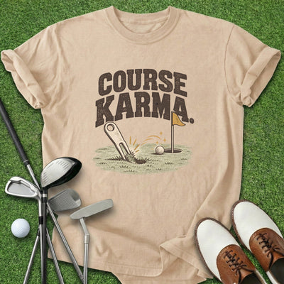 Course Karma T-Shirt Gift For Golfer