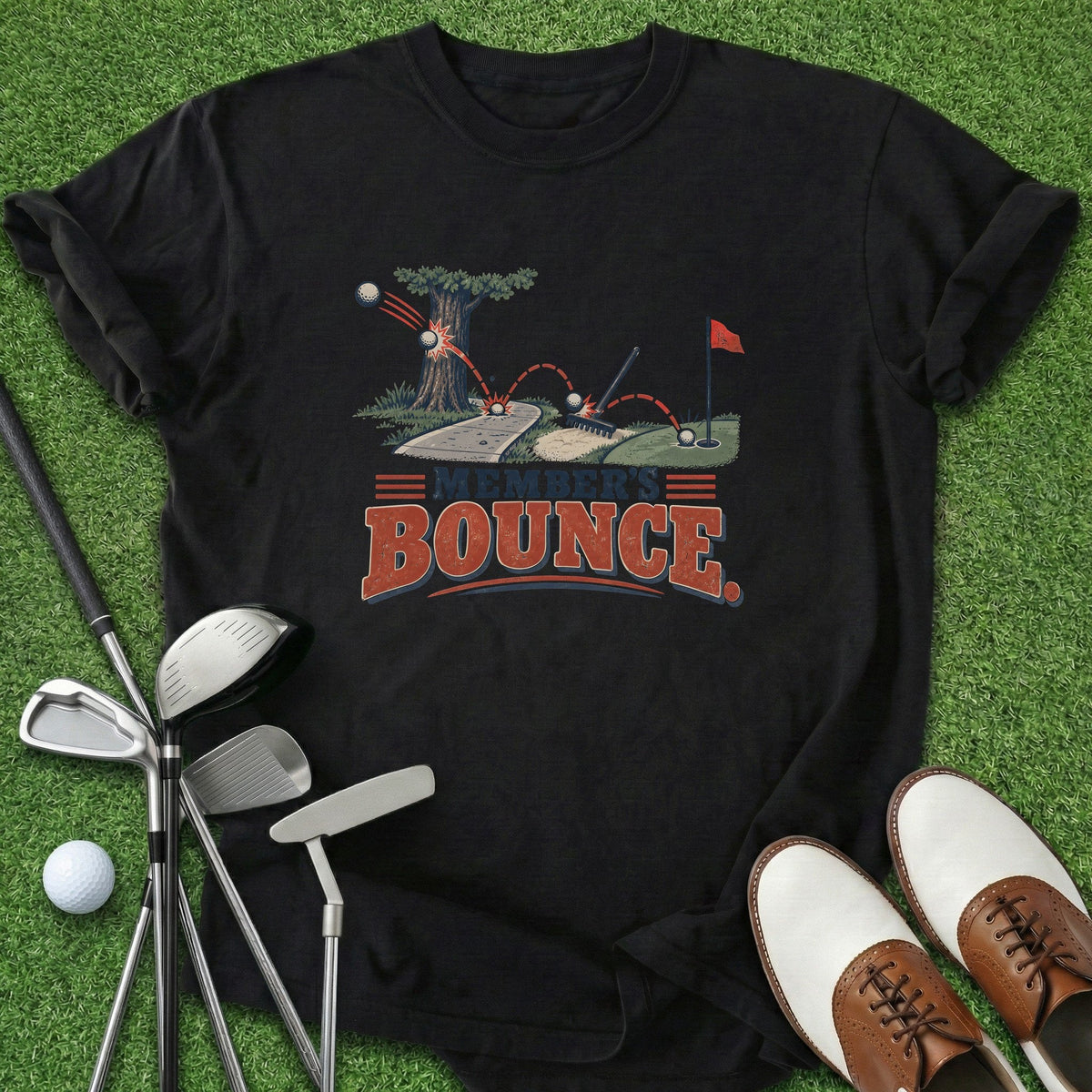 Member's Bounce T-Shirt Gift For Golfer