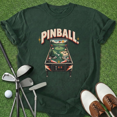 Pinball T-Shirt Gift For Golfer