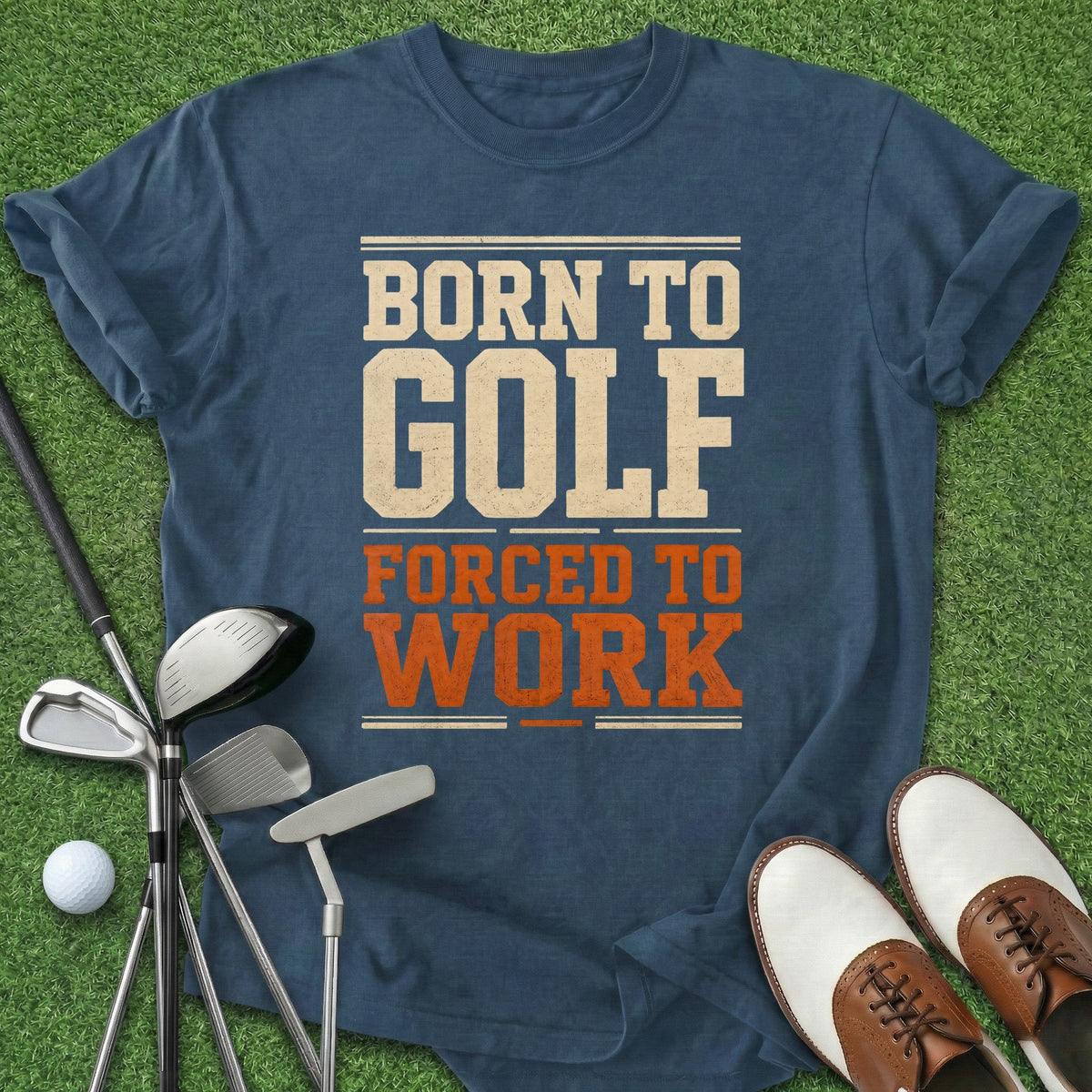 Born To Golf T-Shirt Gift For Golfer