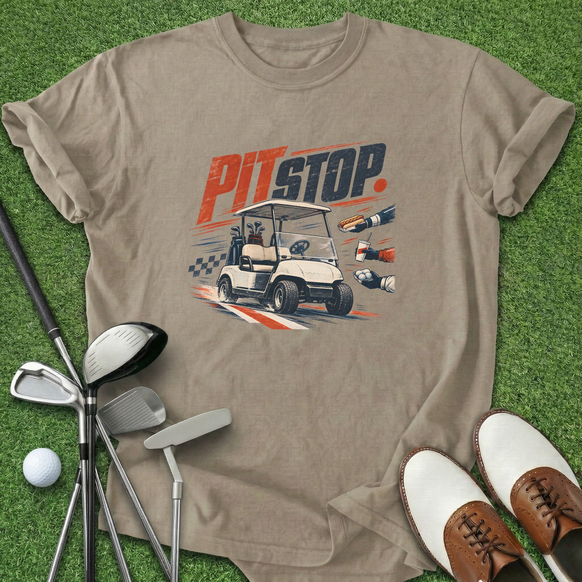 Pit Stop T-Shirt Gift For Golfer
