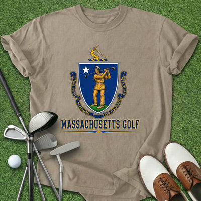 Massachusetts Golf T-Shirt Gift For Golfer
