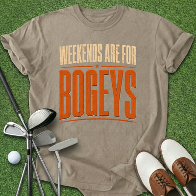 Weekends For Bogeys T-Shirt Gift For Golfer