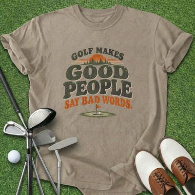 Good People Golf T-Shirt Gift For Golfer