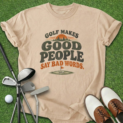 Good People Golf T-Shirt Gift For Golfer