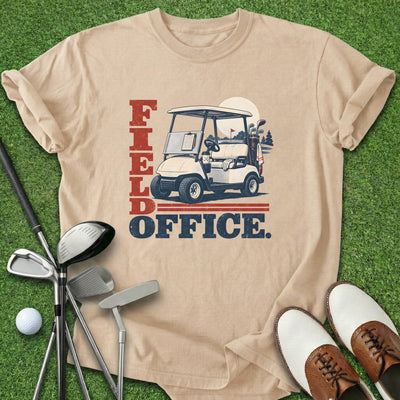 Field Office T-Shirt Gift For Golfer