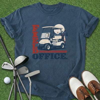 Field Office T-Shirt Gift For Golfer