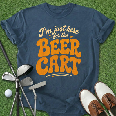 Beer Cart T-Shirt Gift For Golfer
