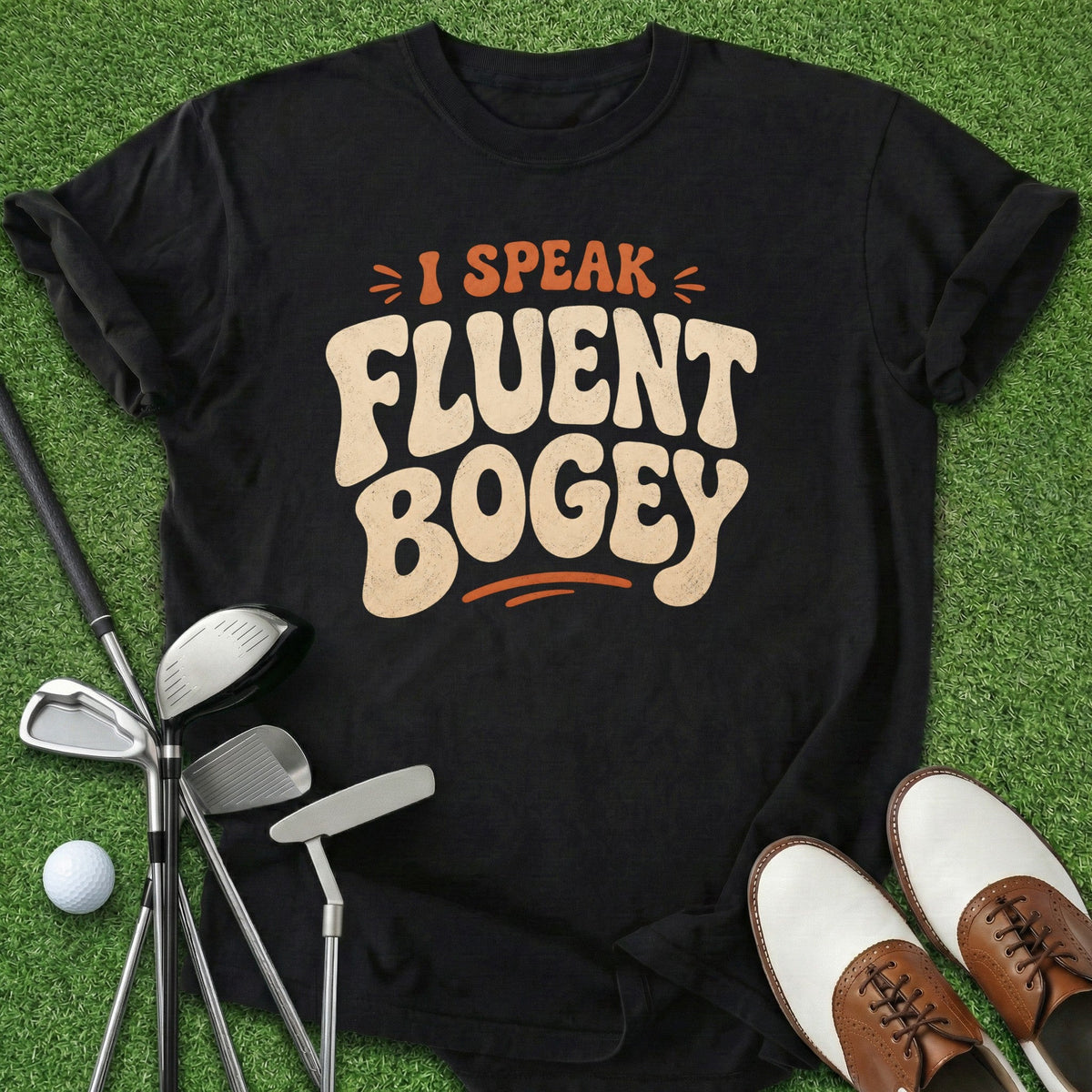 Fluent Bogey T-Shirt Gift For Golfer