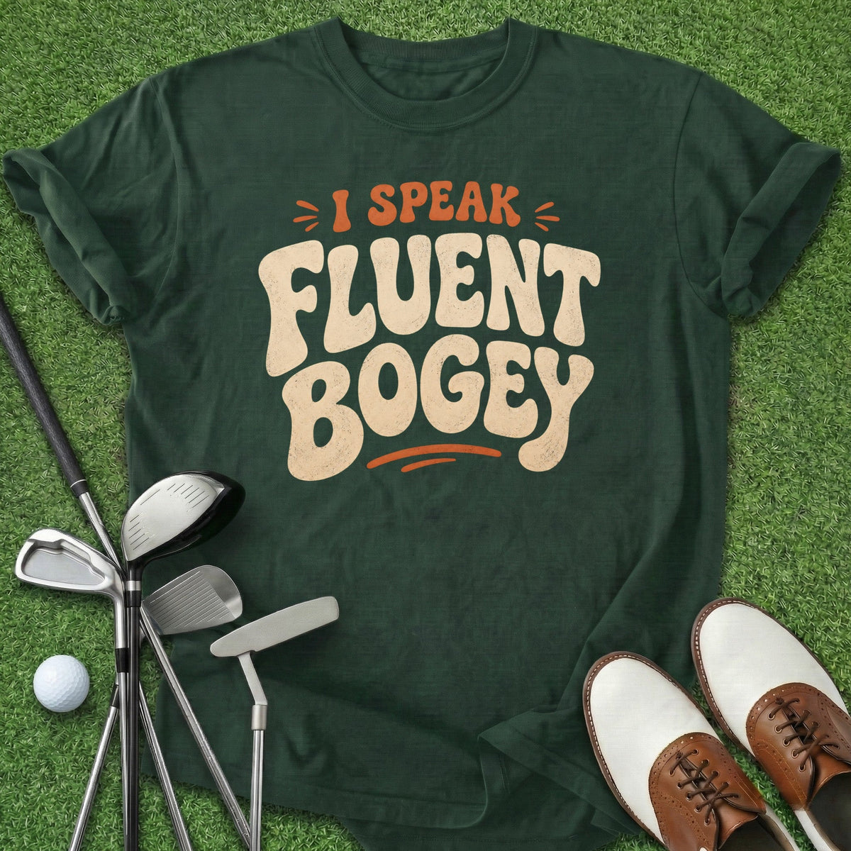 Fluent Bogey T-Shirt Gift For Golfer