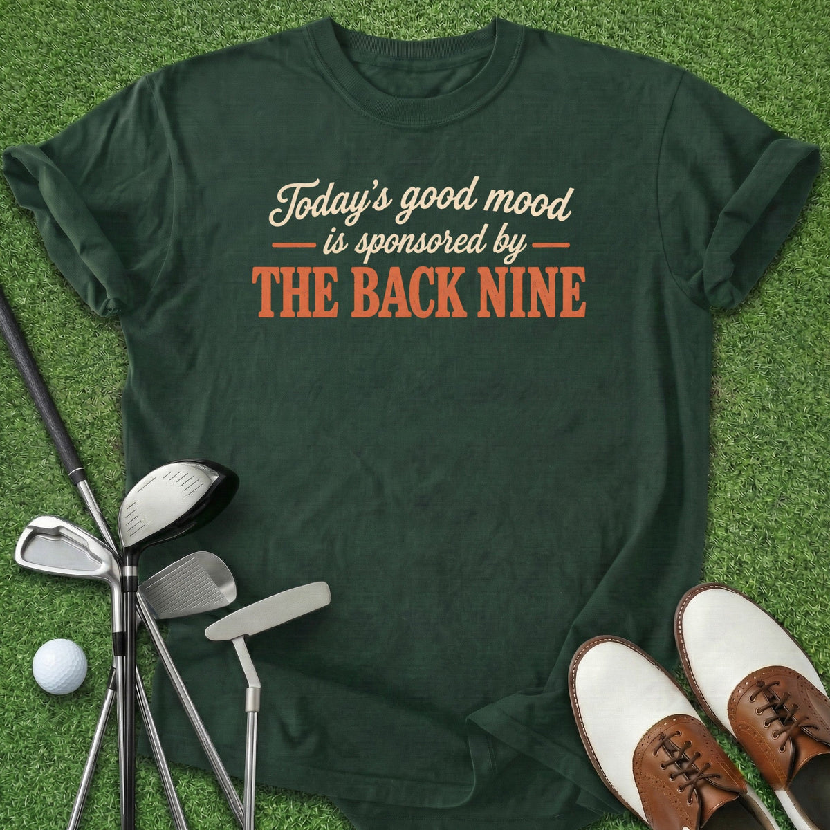 Back Nine T-Shirt Gift For Golfer