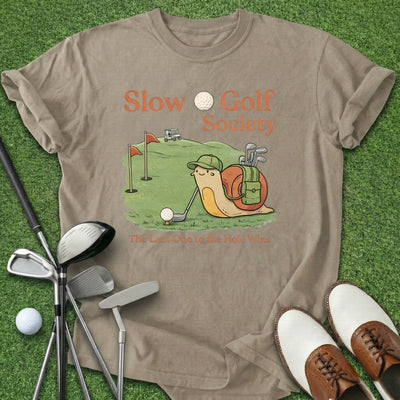 Slow Golf Society T-Shirt Gift For Golfer