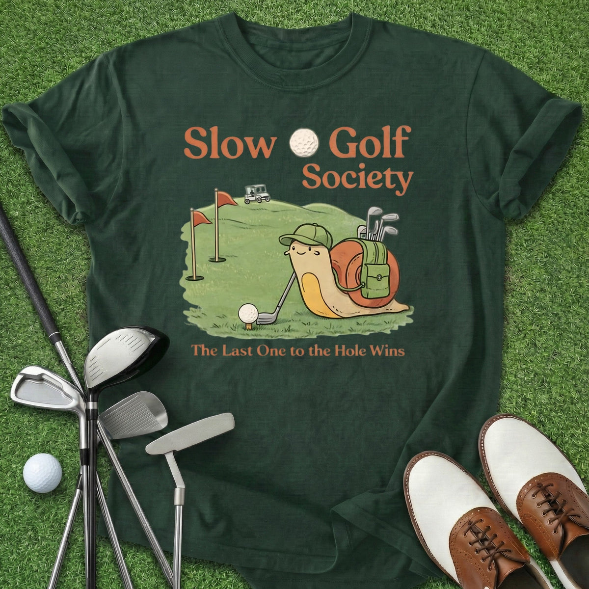 Slow Golf Society T-Shirt Gift For Golfer