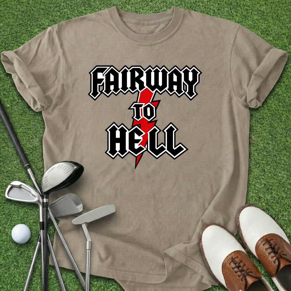 Fairway To Hell T-Shirt Gift For Golfer