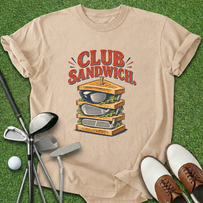 Club Sandwich T-Shirt Gift For Golfer