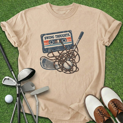 Swing Thoughts T-Shirt Gift For Golfer