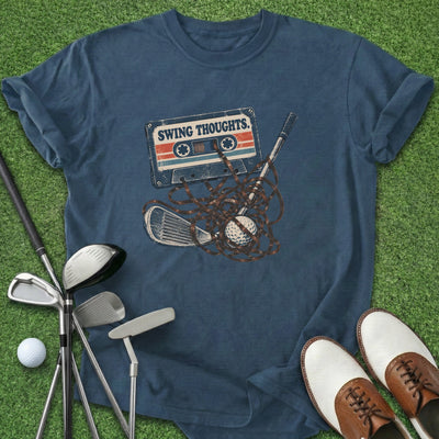 Swing Thoughts T-Shirt Gift For Golfer