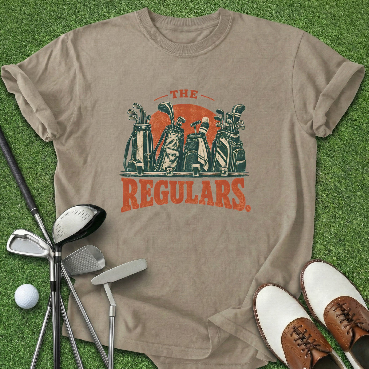 Regulars T-Shirt Gift For Golfer