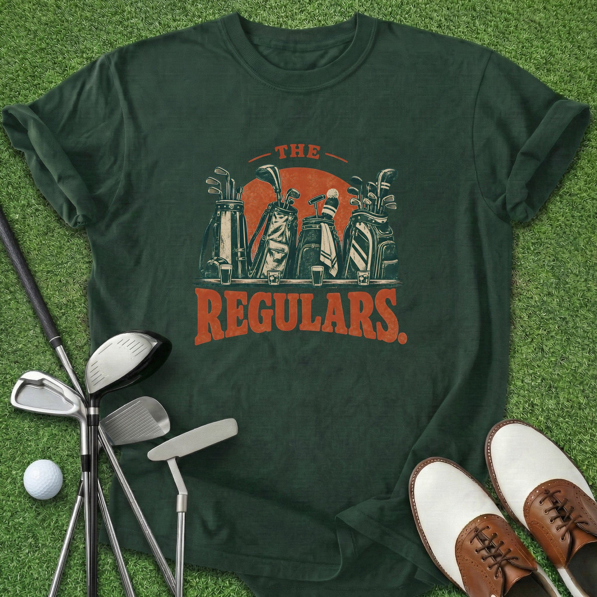Regulars T-Shirt Gift For Golfer