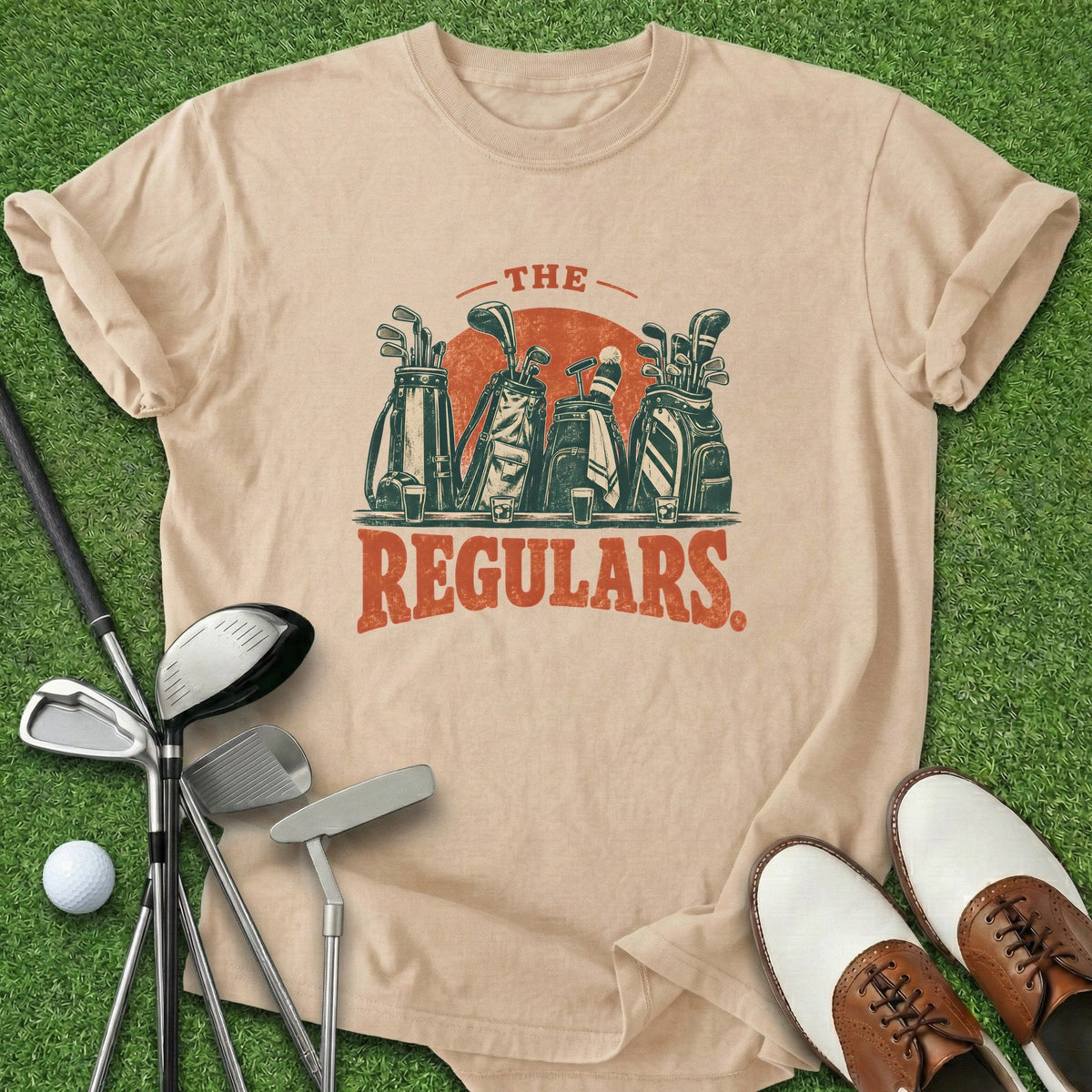Regulars T-Shirt Gift For Golfer