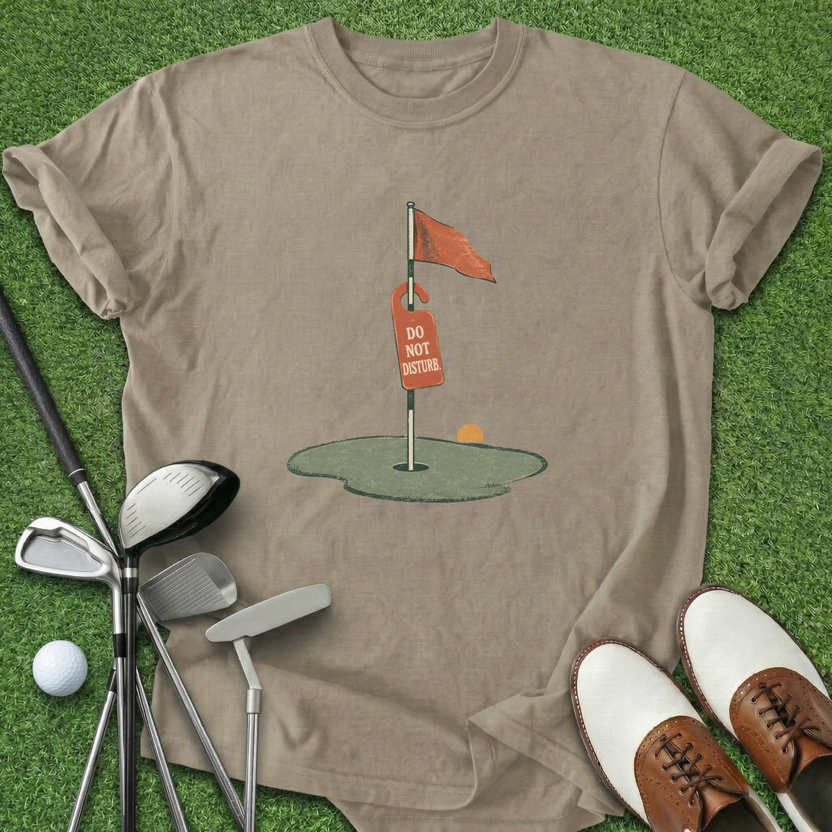 Peace Mode T-Shirt Gift For Golfer
