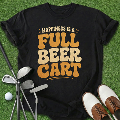 Full Beer Cart T-Shirt Gift For Golfer
