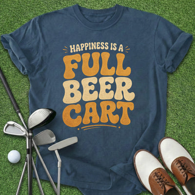 Full Beer Cart T-Shirt Gift For Golfer