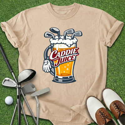 Caddie Juice T-Shirt Gift For Golfer