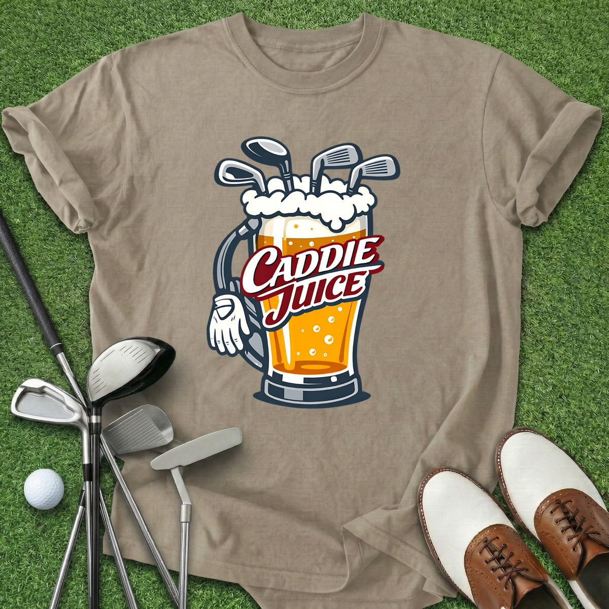 Caddie Juice T-Shirt Gift For Golfer