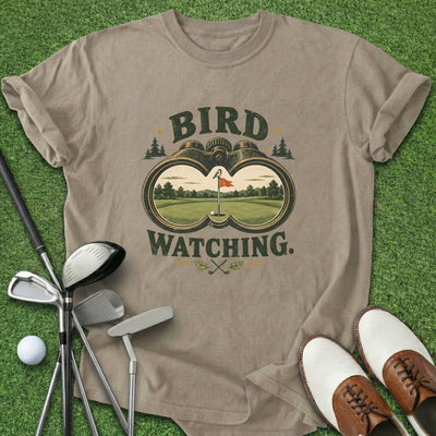 Bird Watching T-Shirt Gift For Golfer