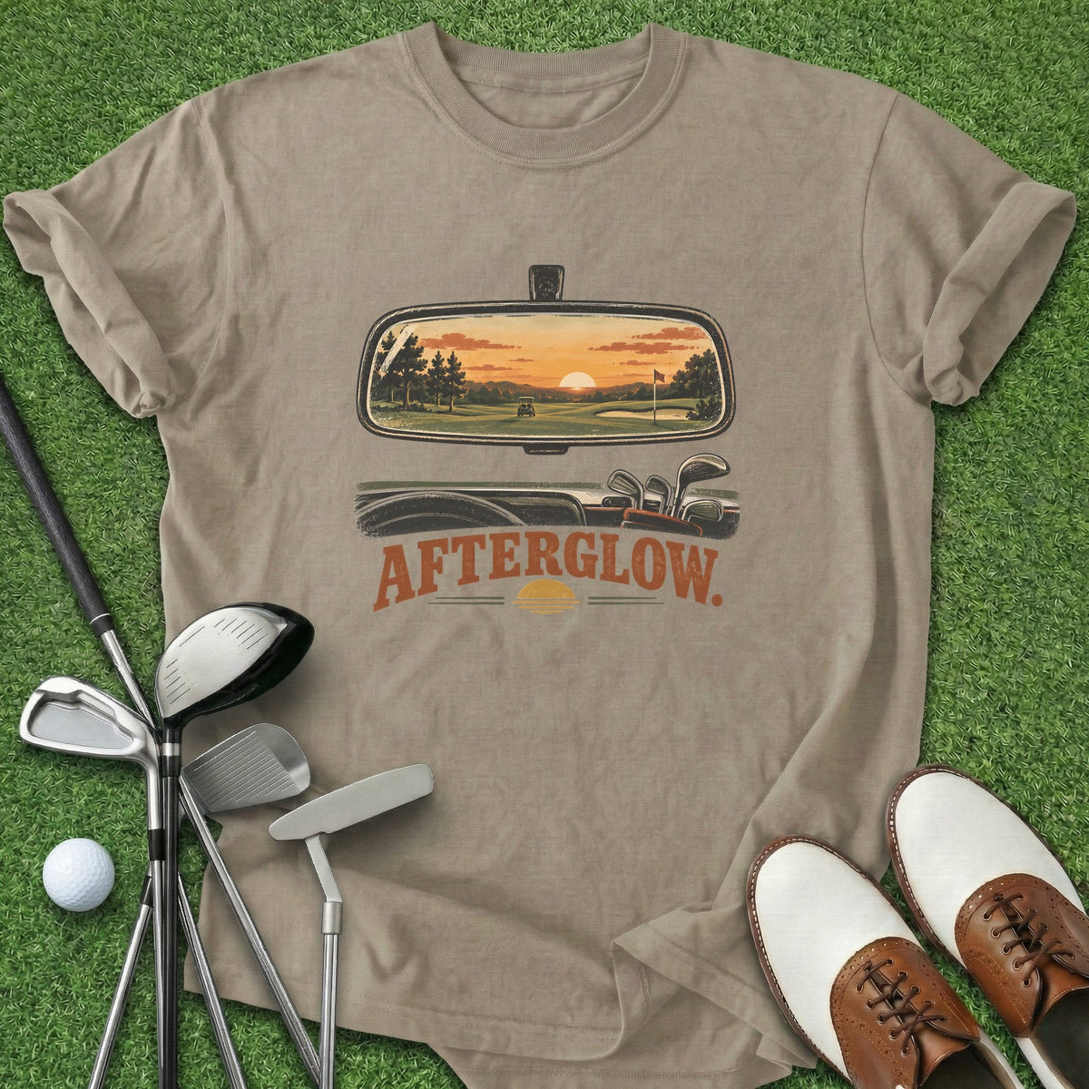 Afterglow T-Shirt Gift For Golfer