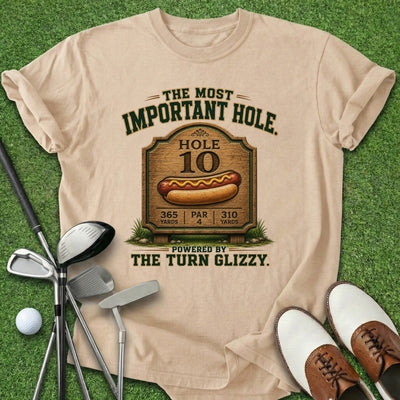 Turn Glizzy T-Shirt Gift For Golfer