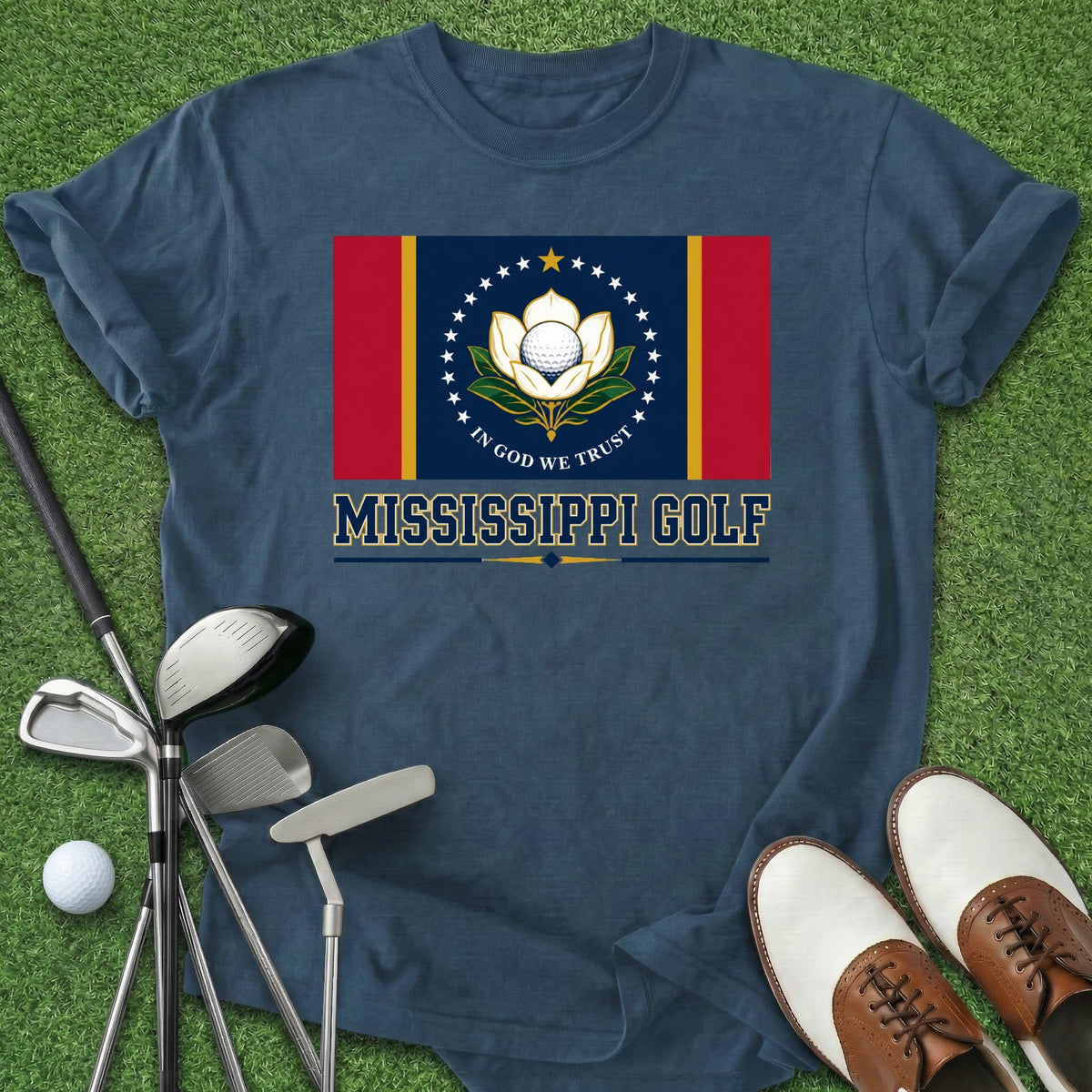Mississippi Golf T-Shirt Gift For Golfer