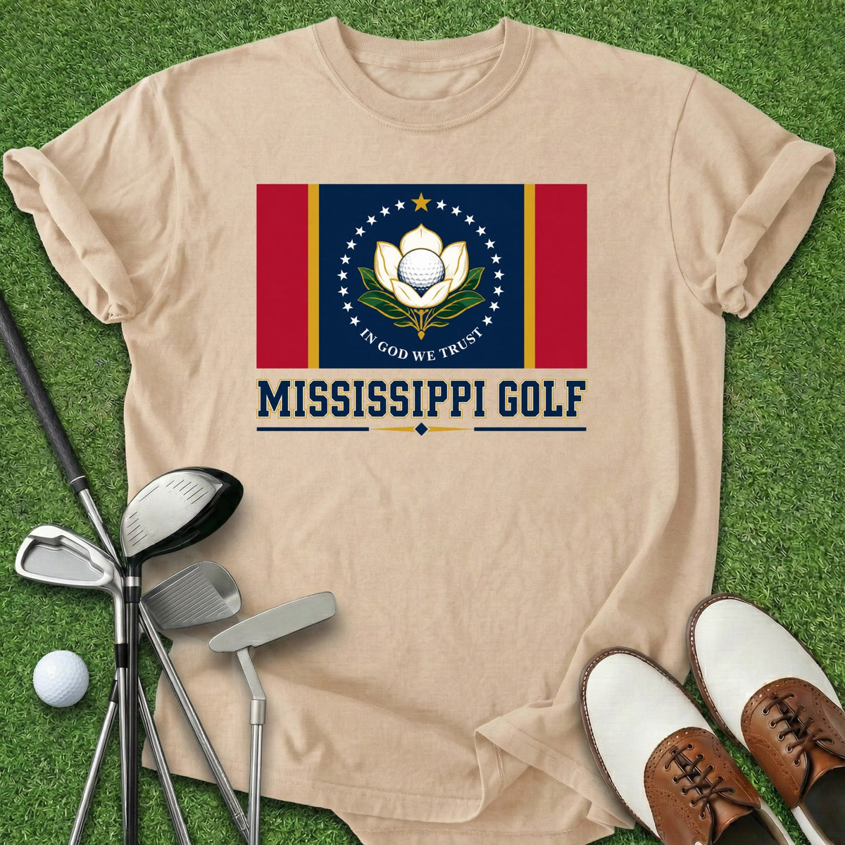 Mississippi Golf T-Shirt Gift For Golfer